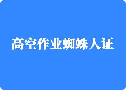 91操bi高空作业蜘蛛人证